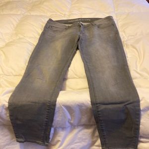 Light grey stone washed jeans by Articles of Society